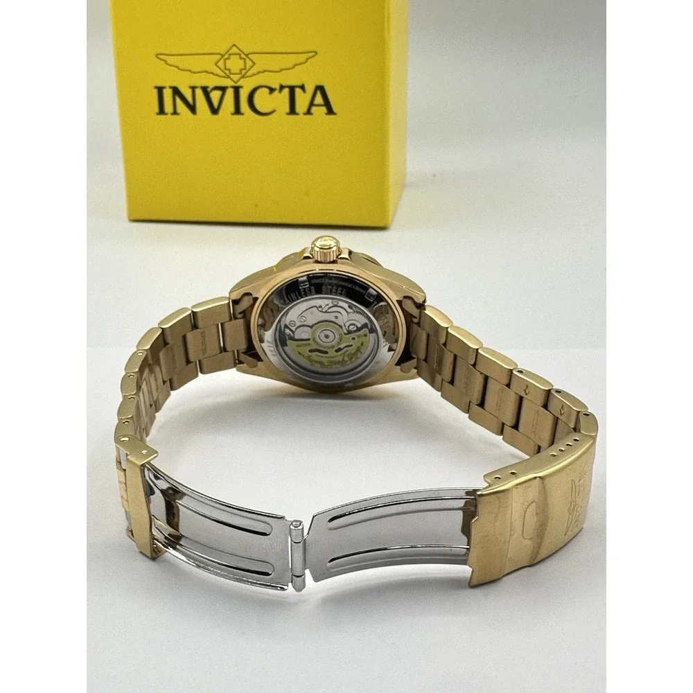 Invicta INVICTA-9010 Men's Pro Diver Automatic Watch - Gold Tone 200MM - Picture 13 of 14